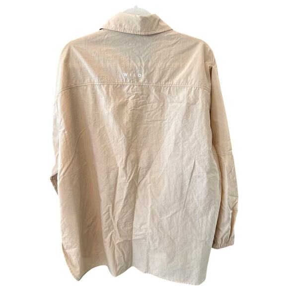 Wilo The Label Parachute Windbreaker Jacket Medium Travel Neutral Sporty Outdoor - Picture 2 of 12